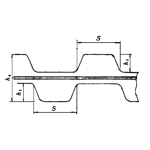 DB Double Sided Timing Belt Structure Diagram