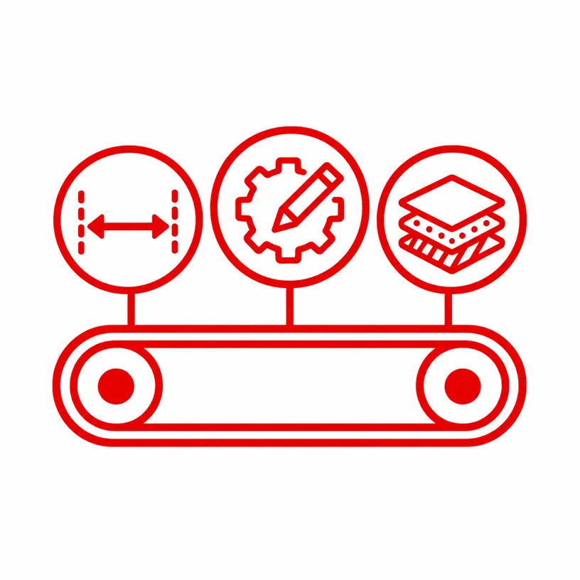 Flexible Belt Configurations Icon