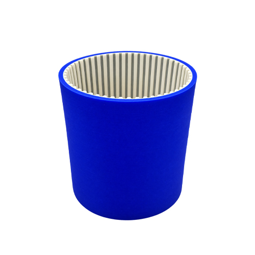 Blue Silicone Coated PU Timing Belt
