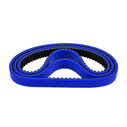 Blue Silicone Coated Rubber Timing Belt