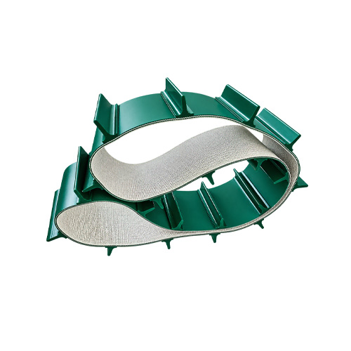 Green PVC Cleated Conveyor Belt