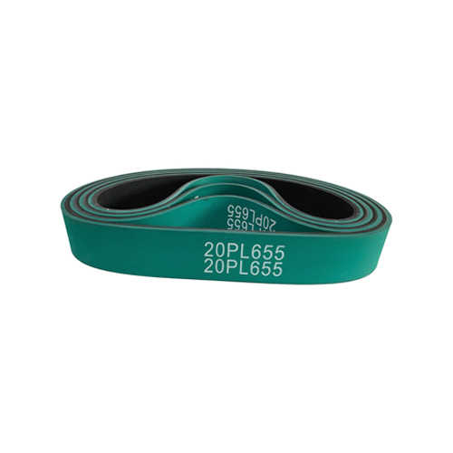 Green Rubber Covered Multi Rib Belt For Industrial Drives