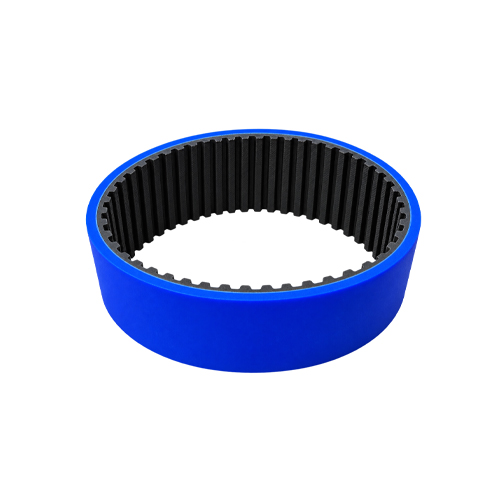L Rubber Timing Belt Covered Blue Silicone