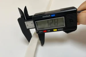 narrow belt width caliper check