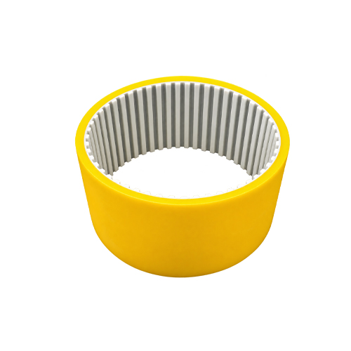 Yellow Silicone Timing Belt With High Grip Surface